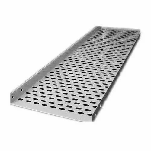 Silver GI Perforated Cable Tray